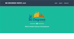 Desktop Screenshot of 80degreeswest.com
